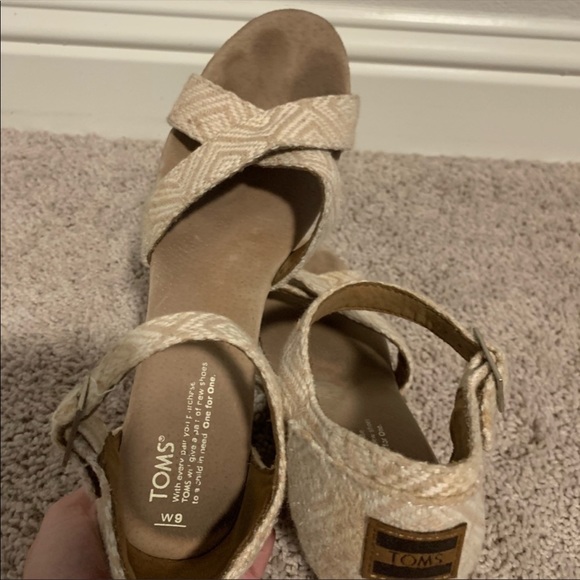 TOMS Sienna cork wedges size 9 - Picture 5 of 5